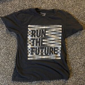 Adidas Black Tee with White Logo